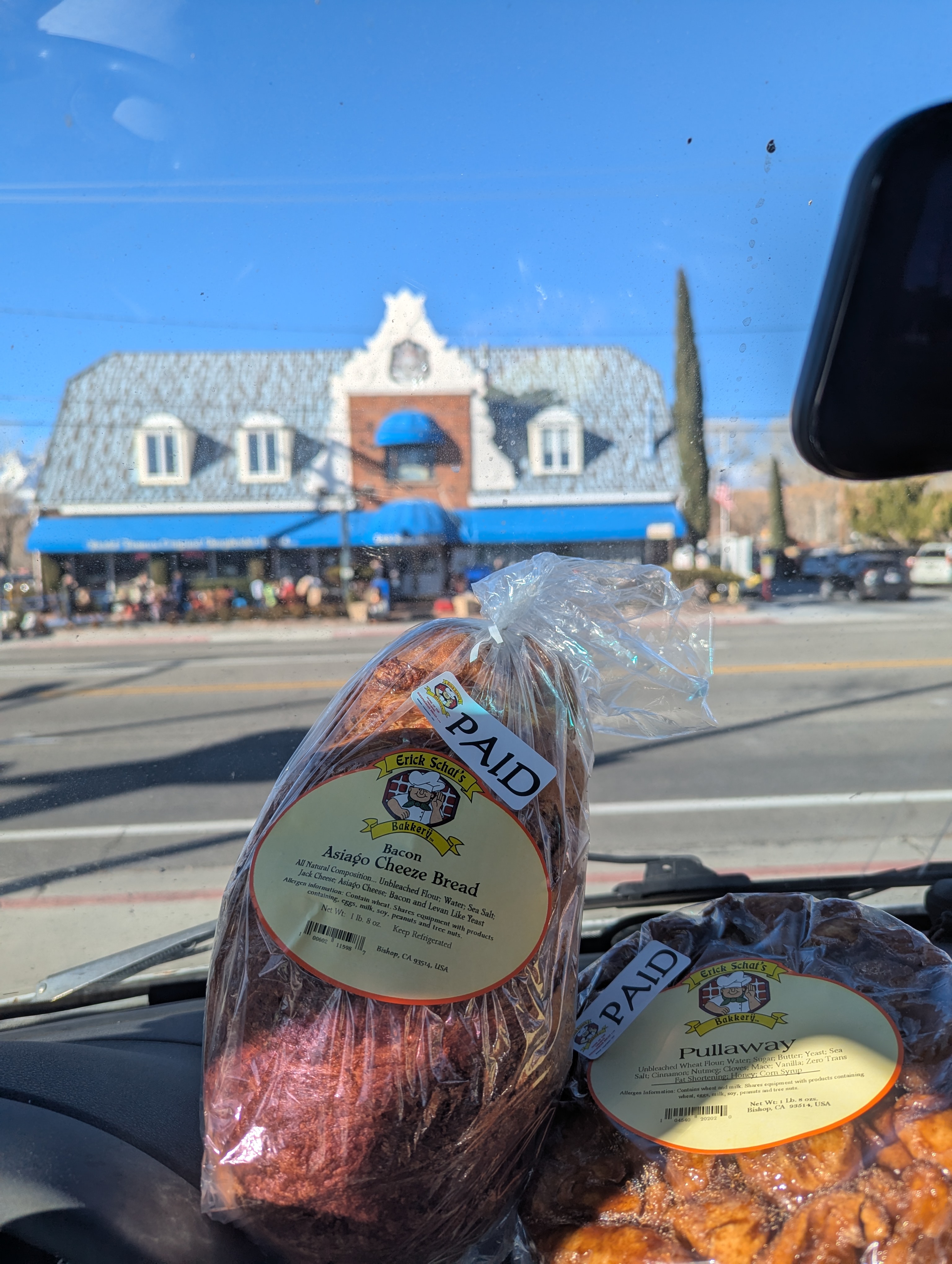 My purchases from Schat's Bakery