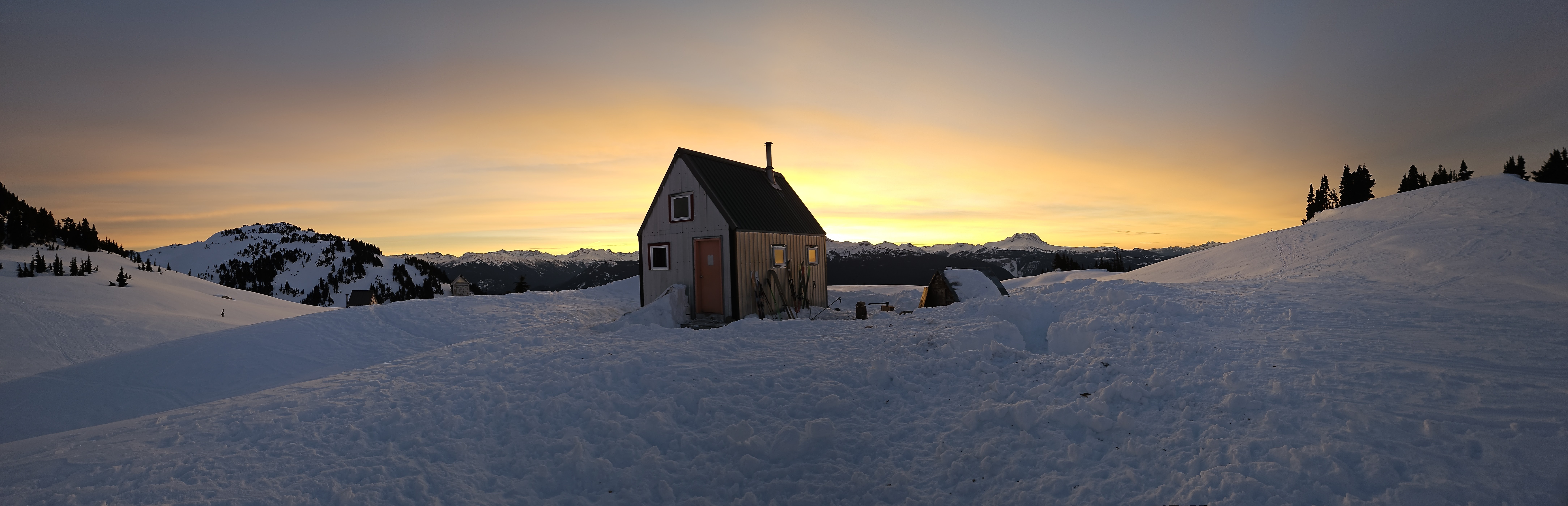 The Brew Hut at Sunset