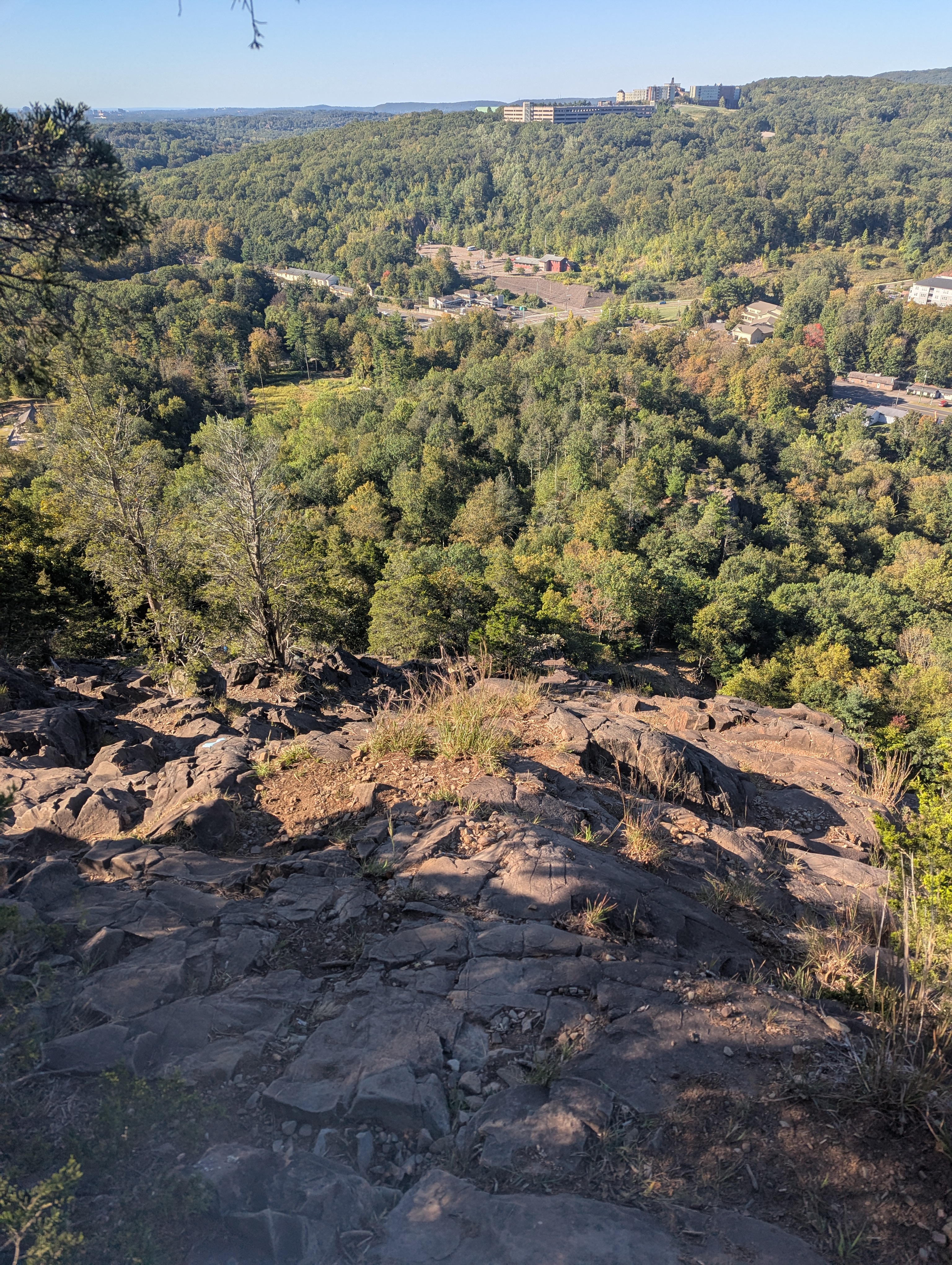 A scrambly rock face