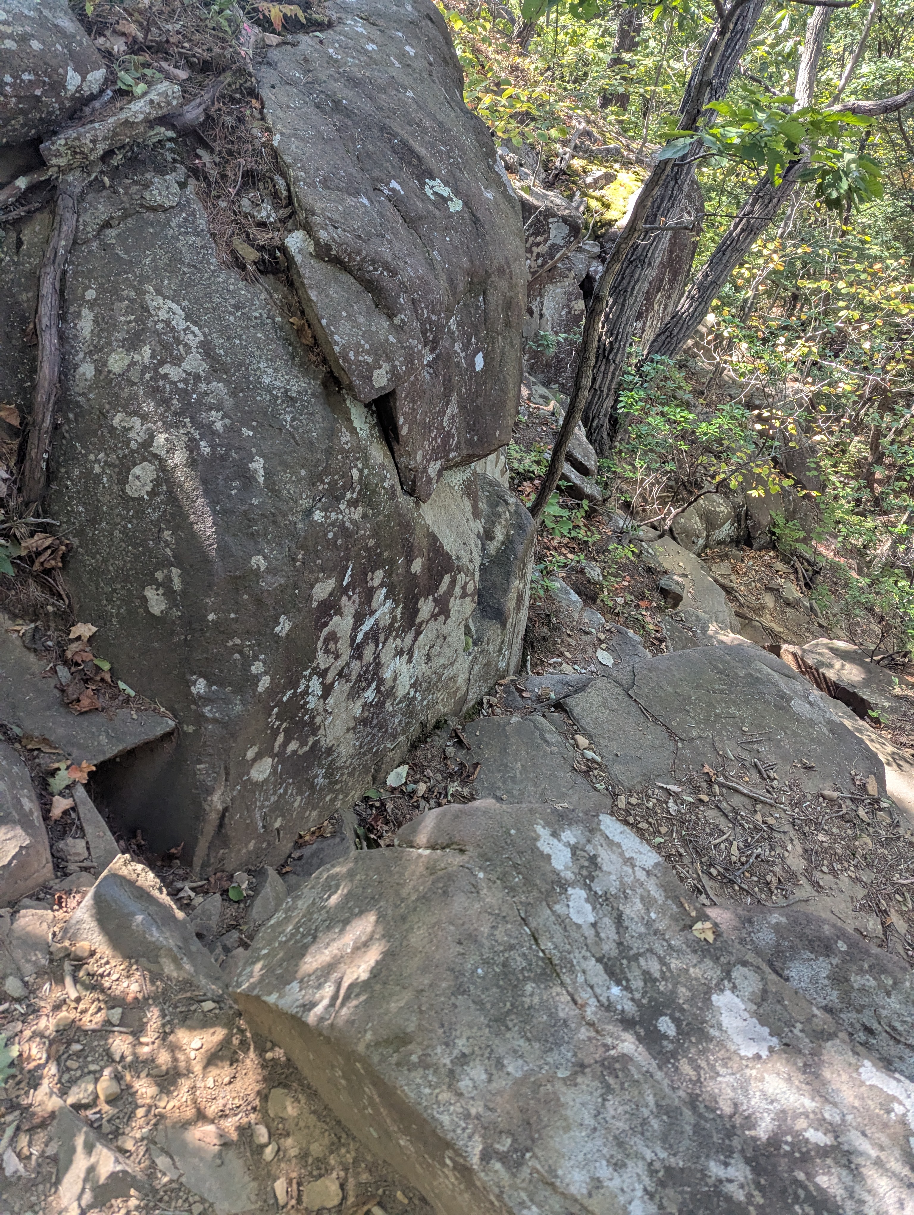 Another steep rock face