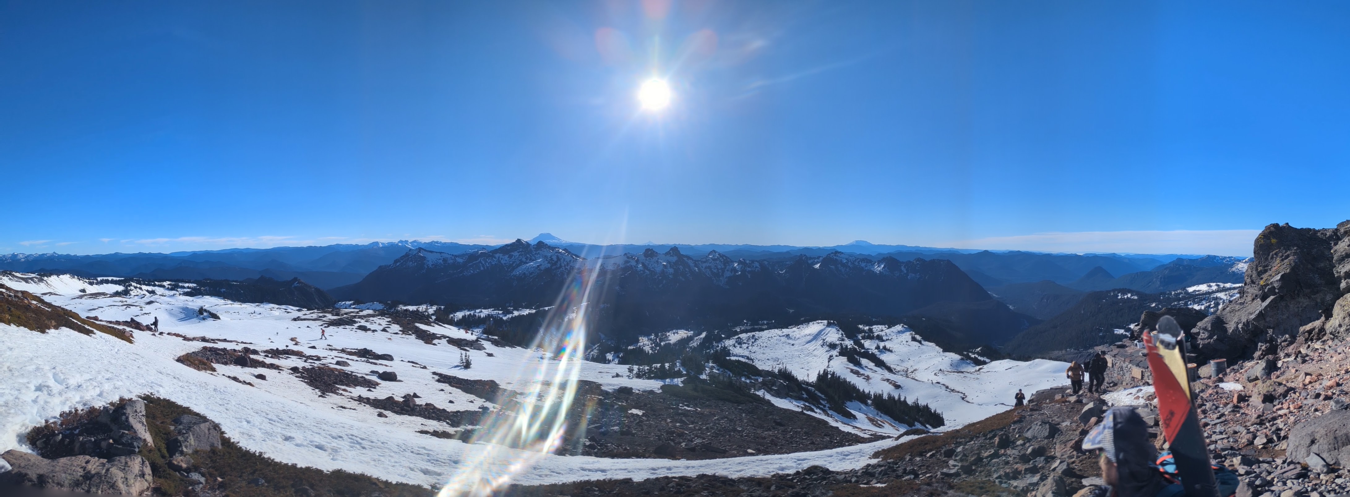 A panoramic view of the Southern Cascades